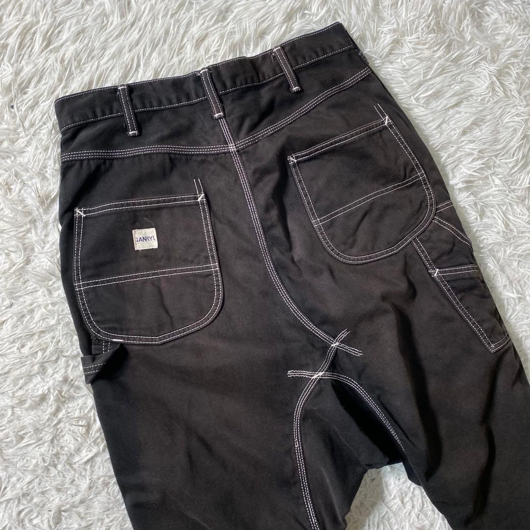 ガンリュウ　サルエルパンツ　2015AW　サルエル　ペインター　ワーク　デニム