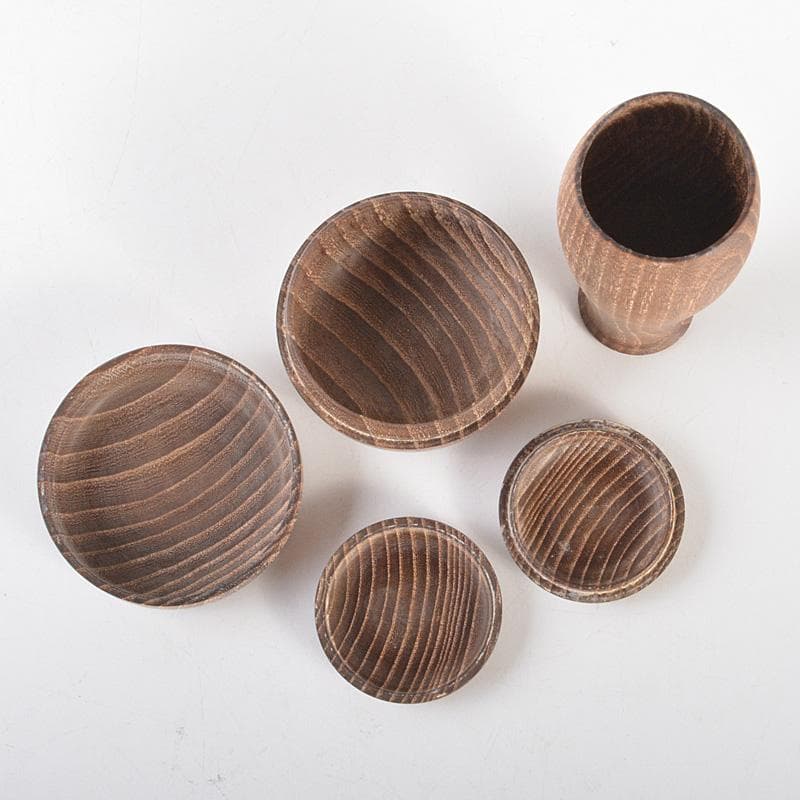 煎茶道具　茶箱　高取焼茶碗　振出など　七点　一式　C　R6791