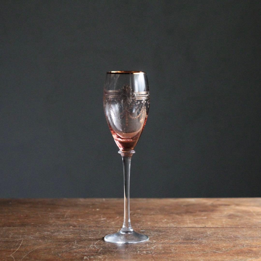 シェリーグラス 古道具 アンティーク ガラス グラス