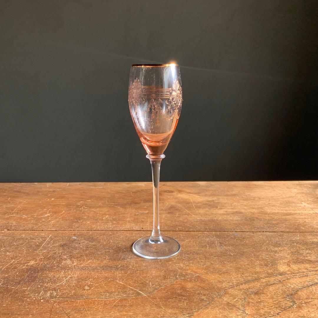 シェリーグラス 古道具 アンティーク ガラス グラス