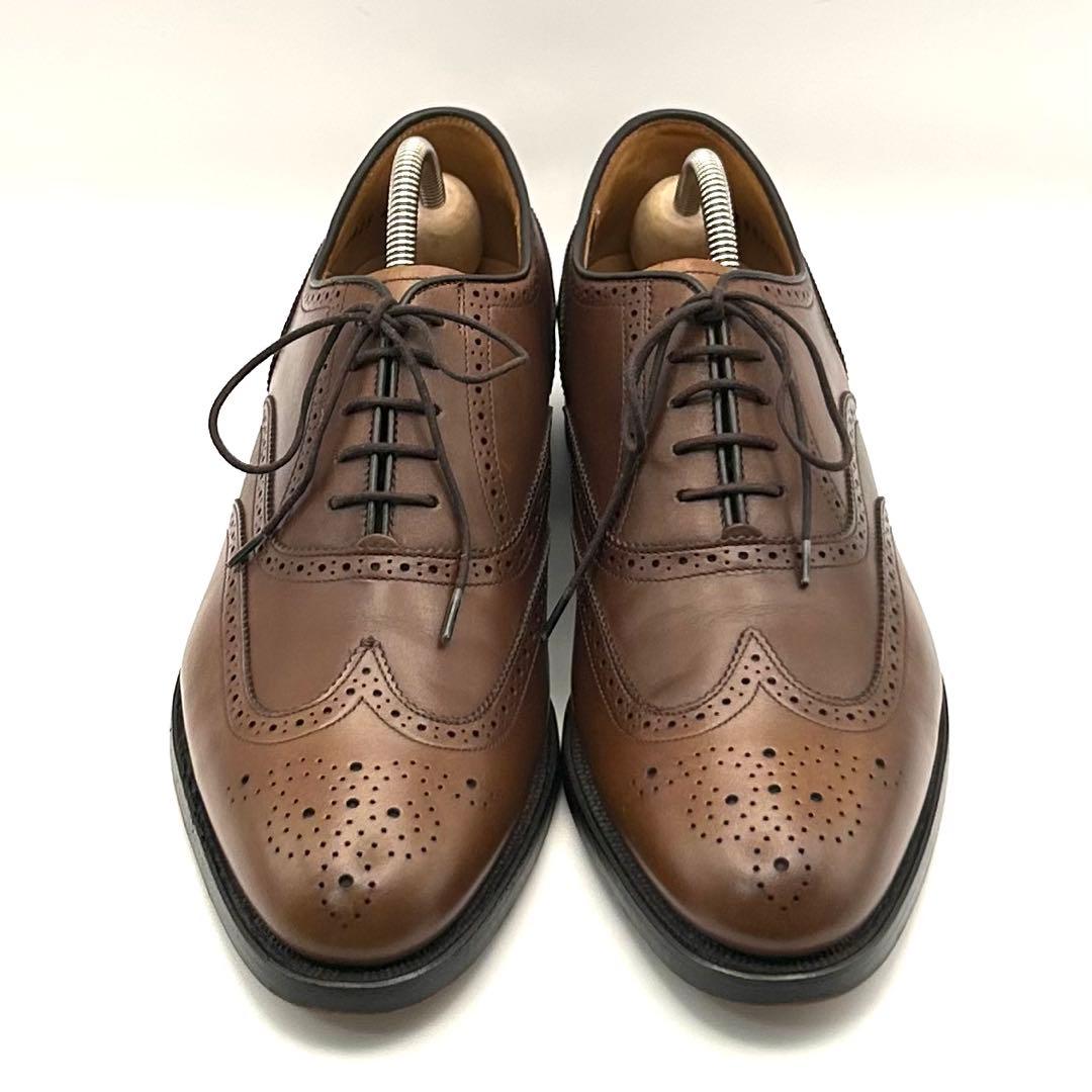 極美品✨ REGAL 【25㎝】 ビジネス ウィングチップ レザー ブラウン