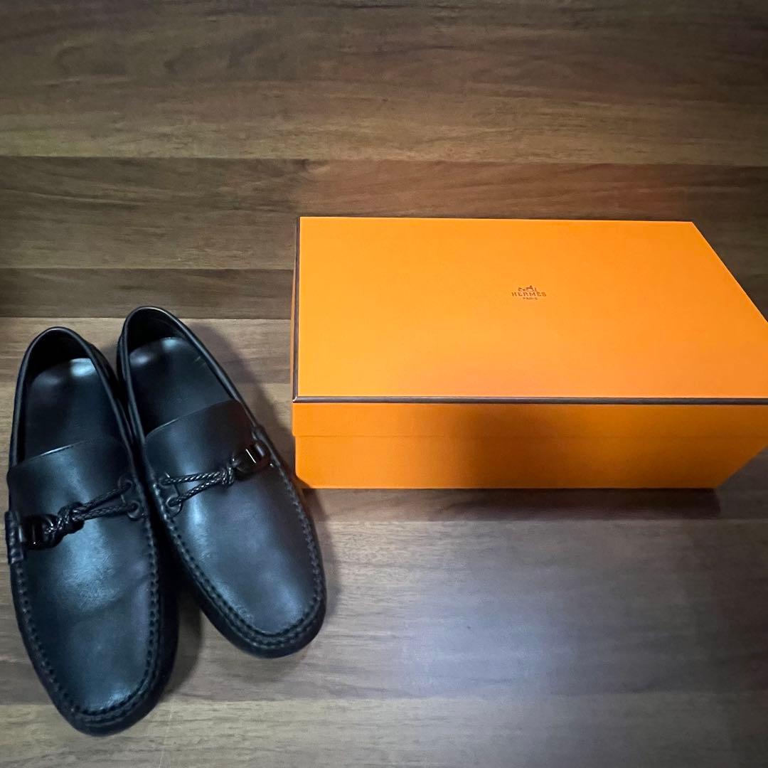 HERMES エルメス　ドライビングシューズ　スリッポン　41