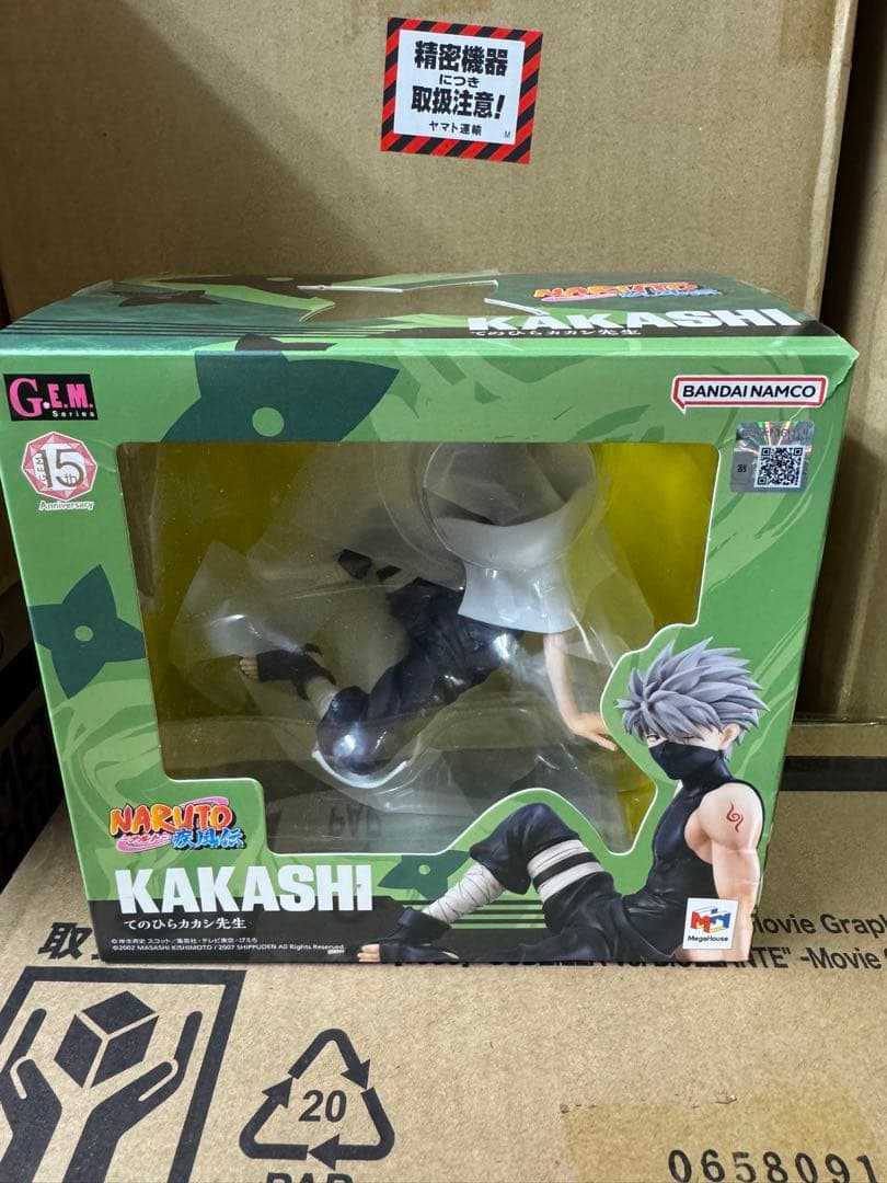 新品 ナルト疾風伝 てのひらカカシ先生 GEM G.E.M フィギュア