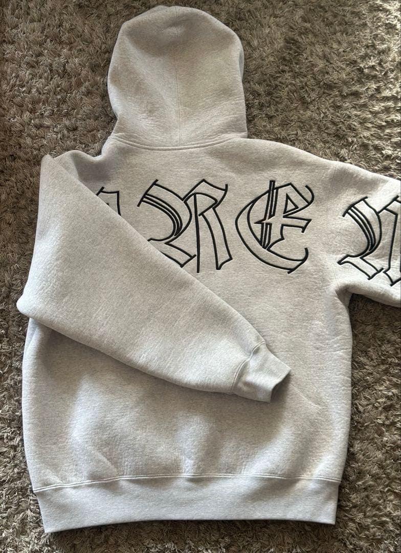 Supreme Faux Fur Zip Up Hoodie Grey Mサイズ