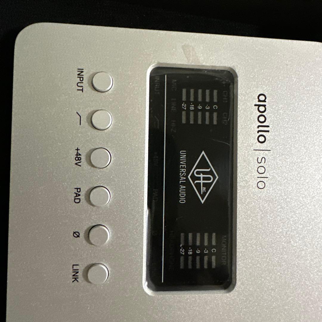 Universal Audio apollo soloオーディオインターフェース