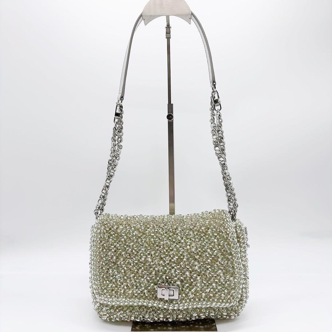 美品 アンテプリマ ルッケット横長 ミディアム ショルダーバッグ