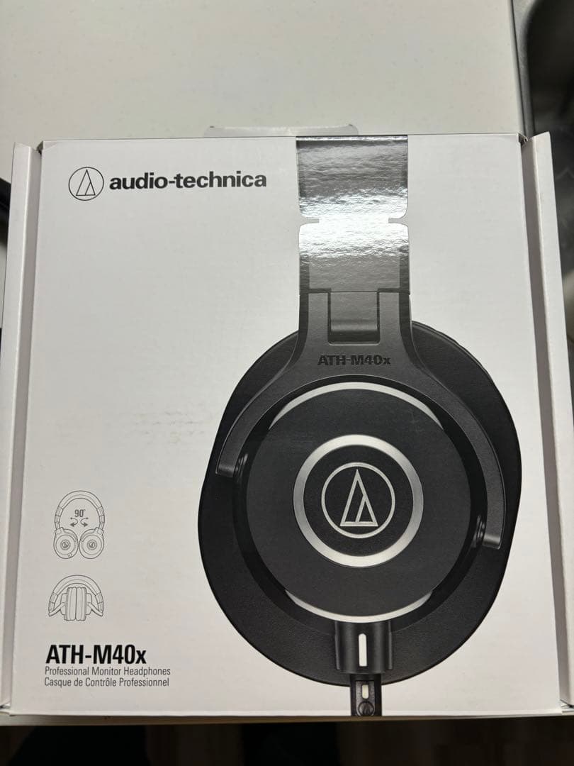 Audio-Technica ATH-M40xブラック ヘッドフォン