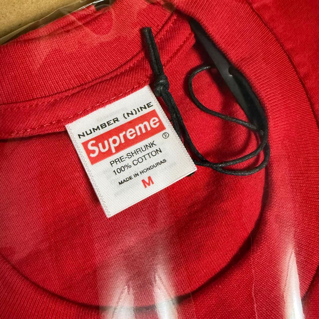 Supreme x Number (N)ine Shut Up Tee 赤 M