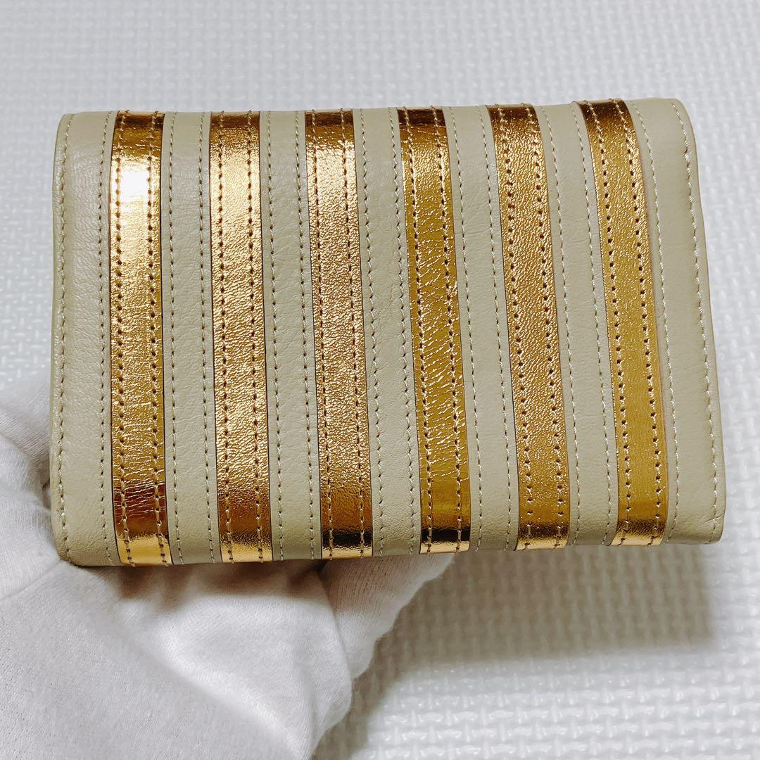 未使用　VivienneWestwood レザー二つ折り財布　マルチカラー