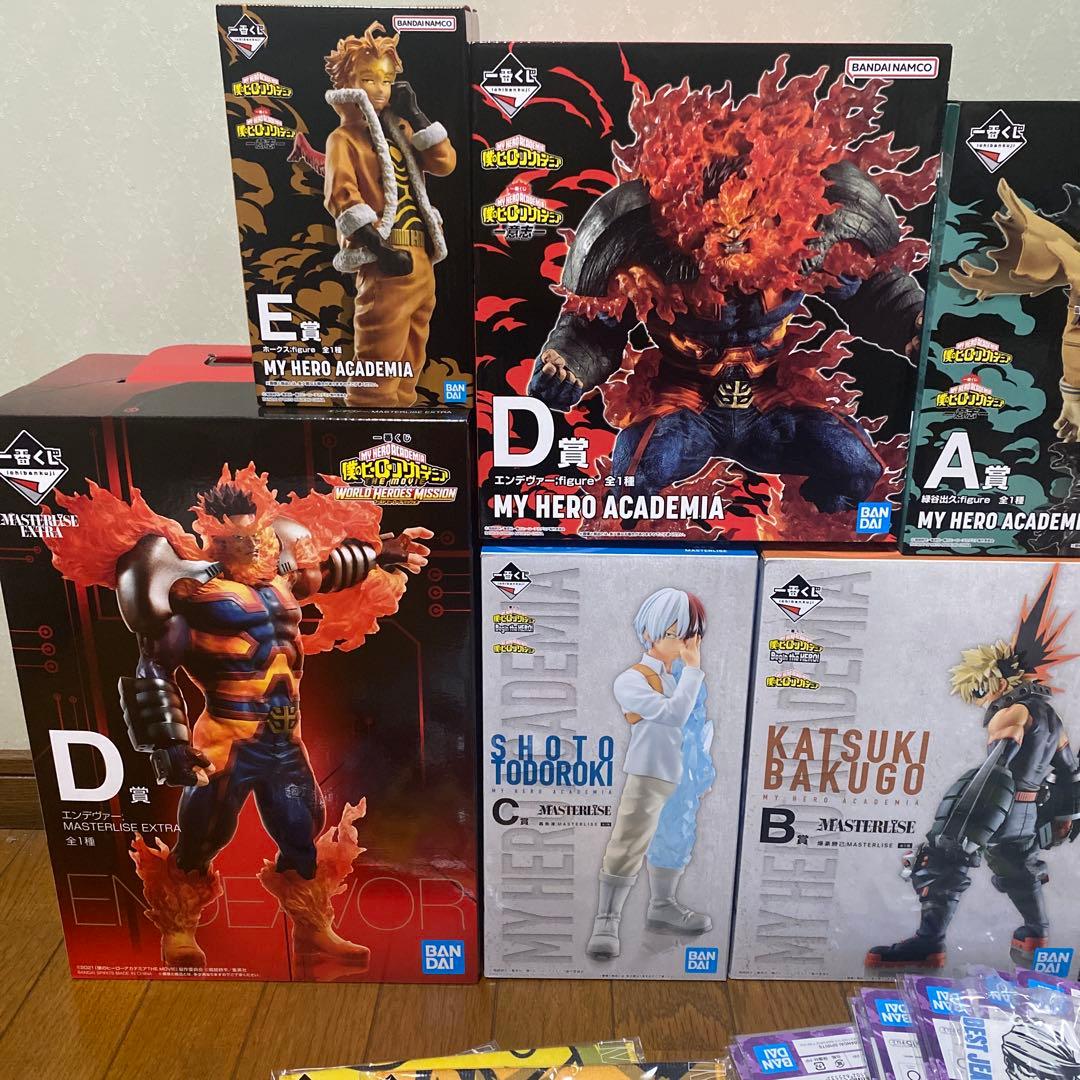 僕のヒーローアカデミア 一番くじ フィギュアセット