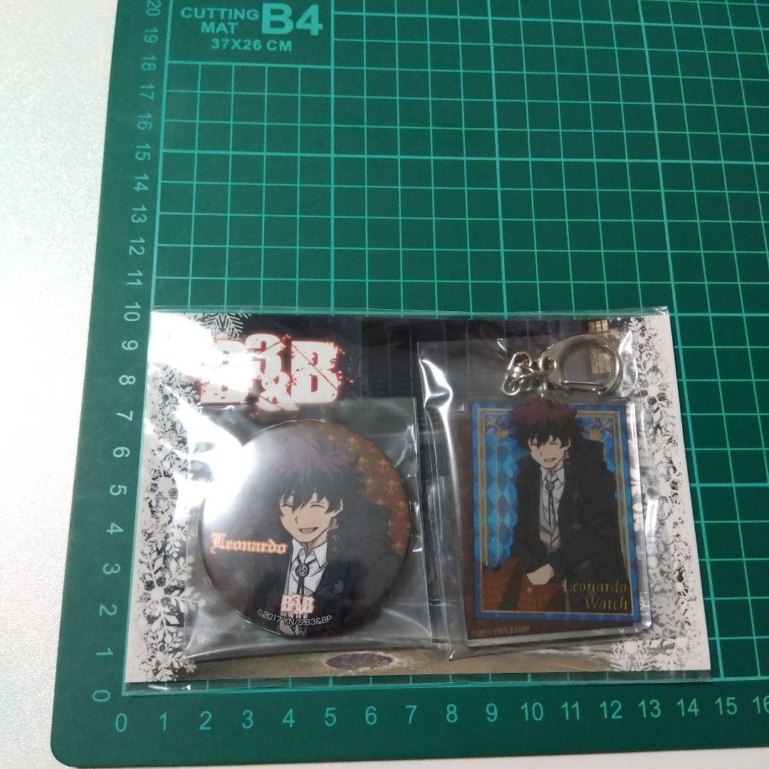 【血界戦線】レオナルド 傘モデル アクリルキーホルダー＆缶バッジセット