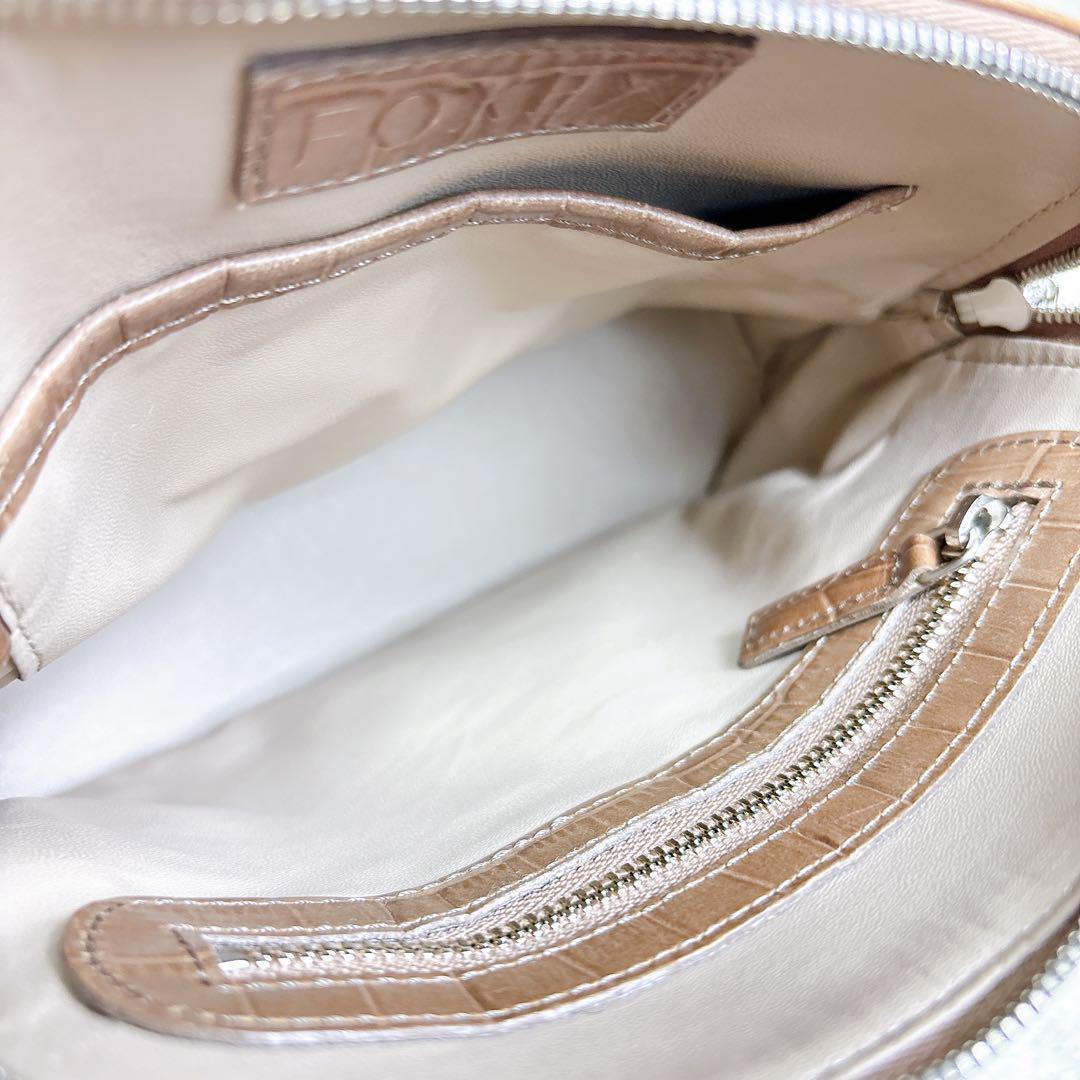 FOXEY マカロンバッグ 型押し everyday success bag