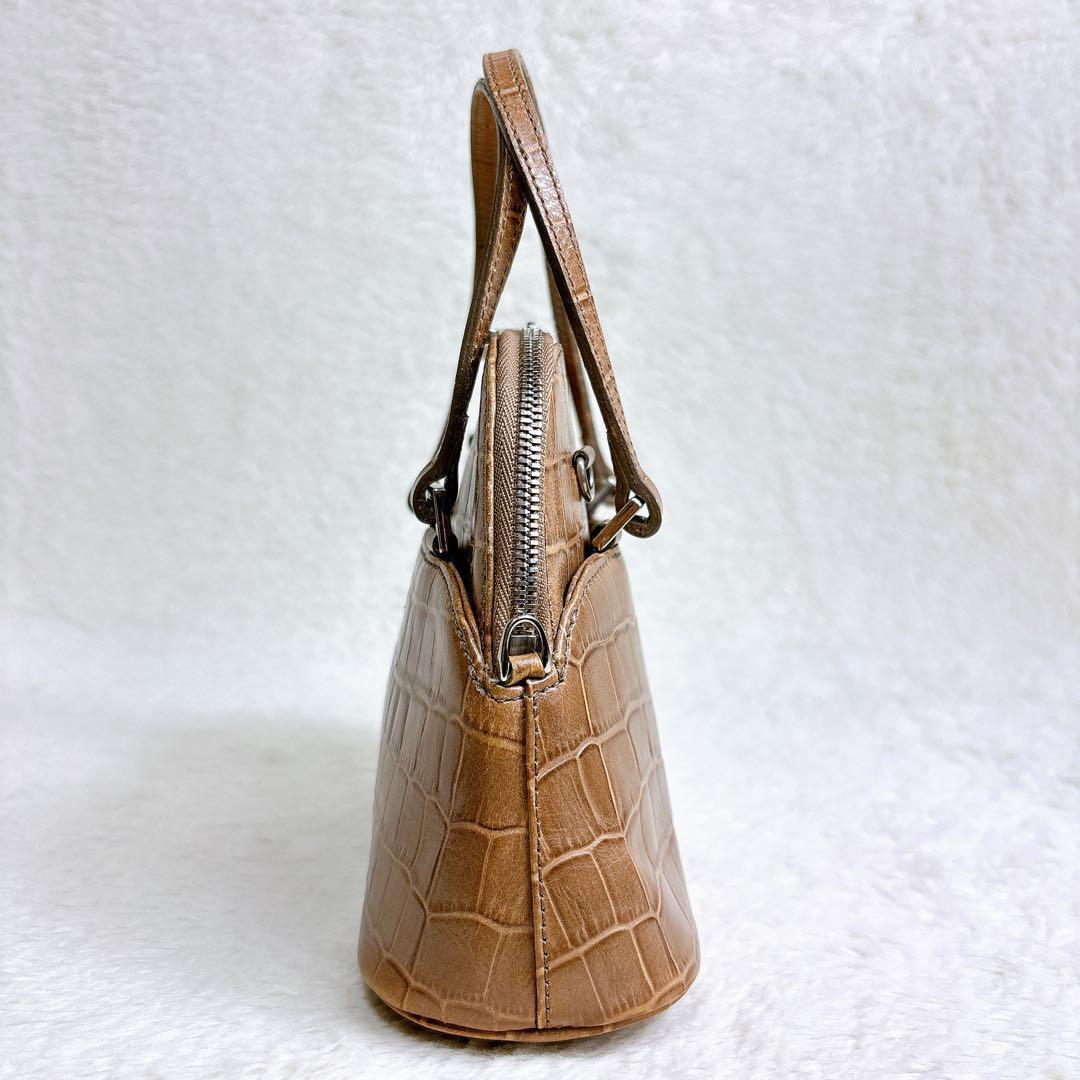 FOXEY マカロンバッグ 型押し everyday success bag