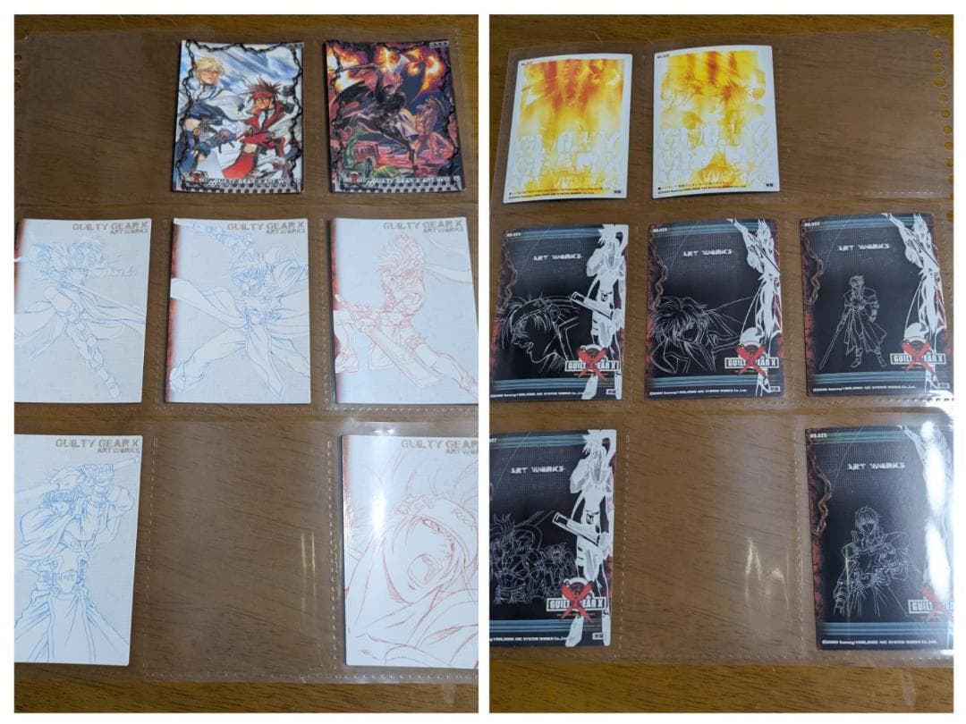 ギルティギアゼクス GGX アートワークス トレーディングカード 65枚セット