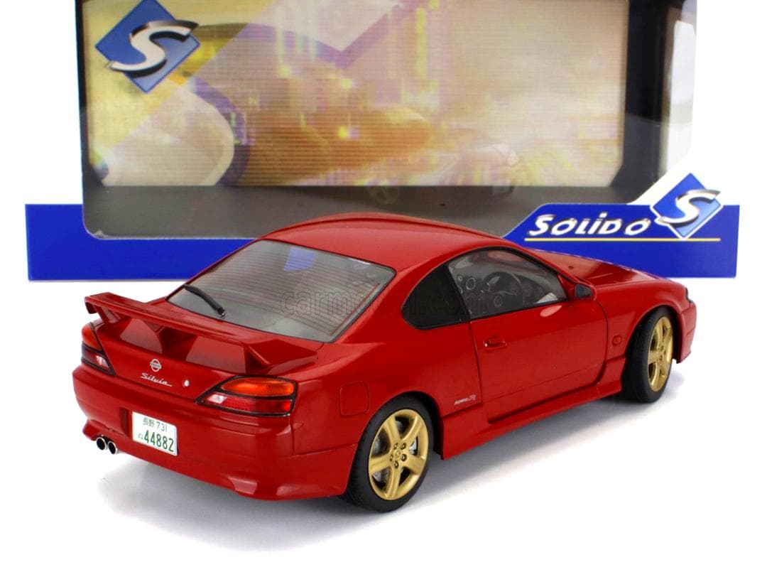 ソリド 1/18 日産 シルビア S15 SPEC-R エアロ 1999 レッド