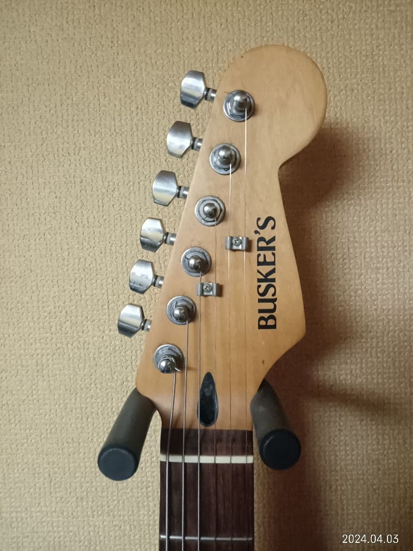 ☆MG4☆新品弦交換済☆美品☆BÙSKER'S ストラト ブルーM SSH☆