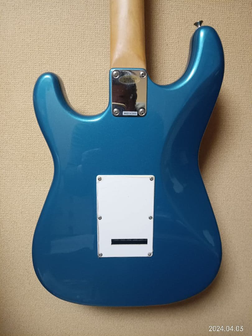 ☆MG4☆新品弦交換済☆美品☆BÙSKER'S ストラト ブルーM SSH☆