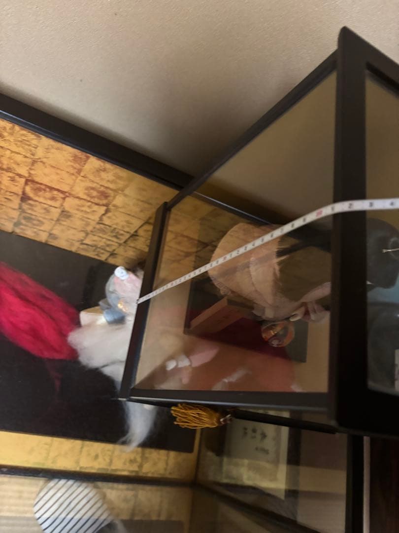 石橋の連獅子　日本人形 赤と白のセット