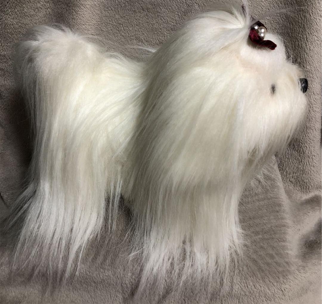 昭和レトロぬいぐるみ　タグ付きマルチーズ&ワンコ