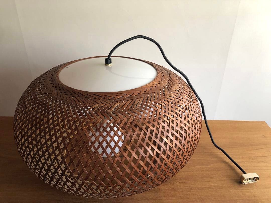 近藤昭作 竹のあかり ヤマギワ ペンダントライト 照明 ヴィンテージ 古民家