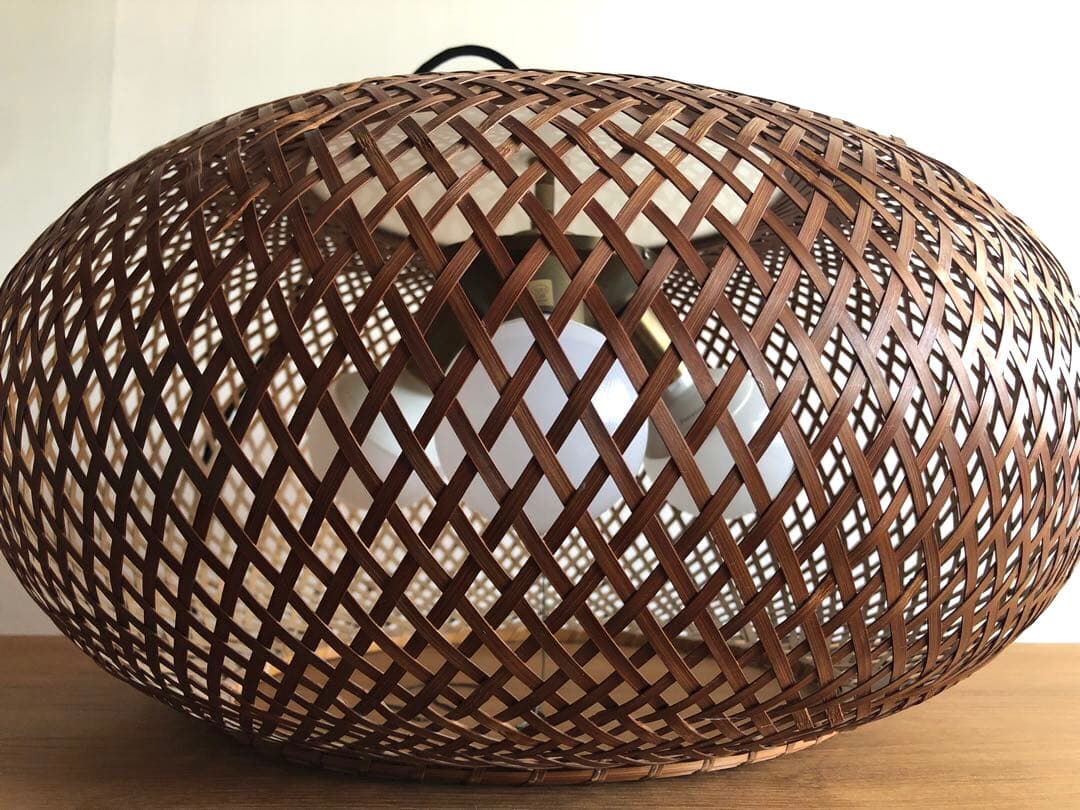 近藤昭作 竹のあかり ヤマギワ ペンダントライト 照明 ヴィンテージ 古民家