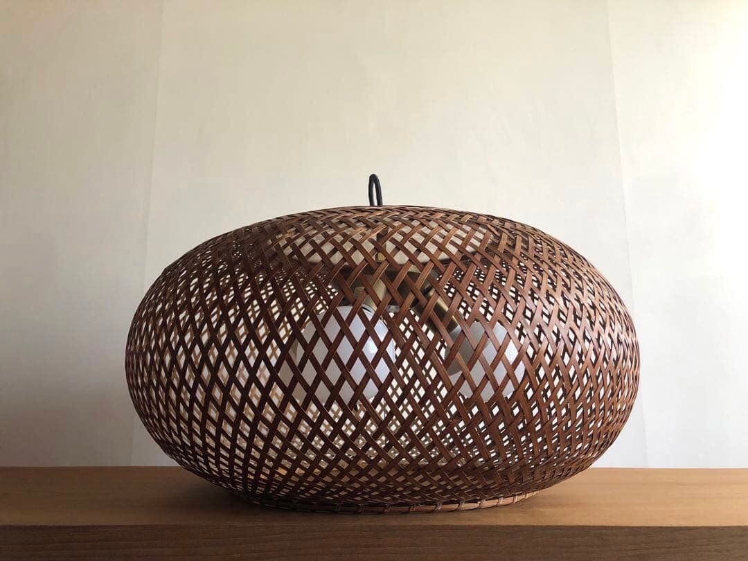 近藤昭作 竹のあかり ヤマギワ ペンダントライト 照明 ヴィンテージ 古民家