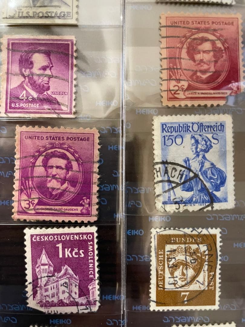 使用済み 切手 海外 1950年代〜