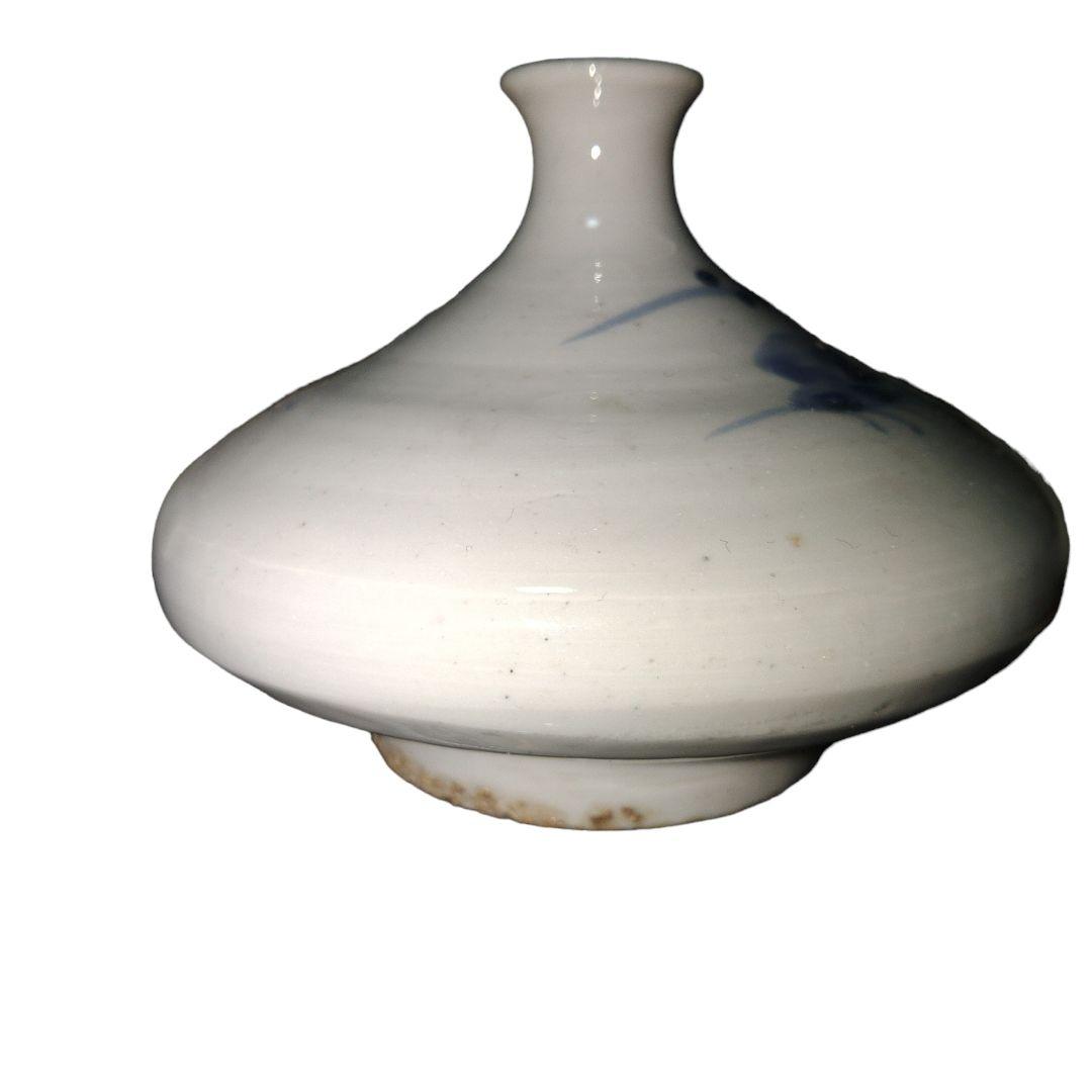 古伊万里　江戸時代　草花文油壺　骨董