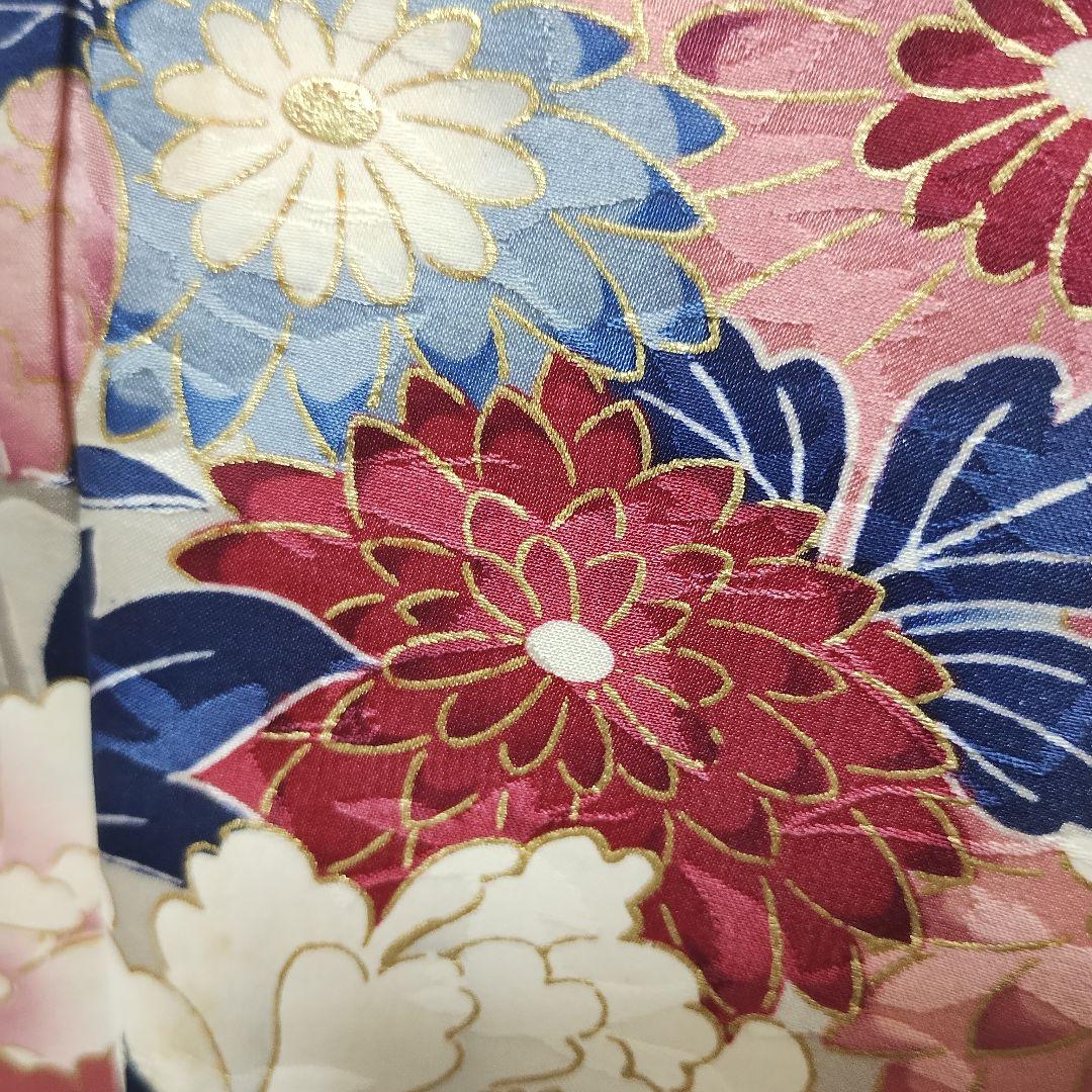 成人式正絹振袖フルセット　シルバー　豪華　華やか　清楚　上品　お嬢様