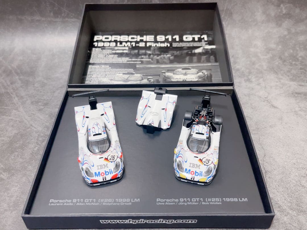 hpi 1/43 Porsche ポルシェ 911 GT1 ルマン 1998