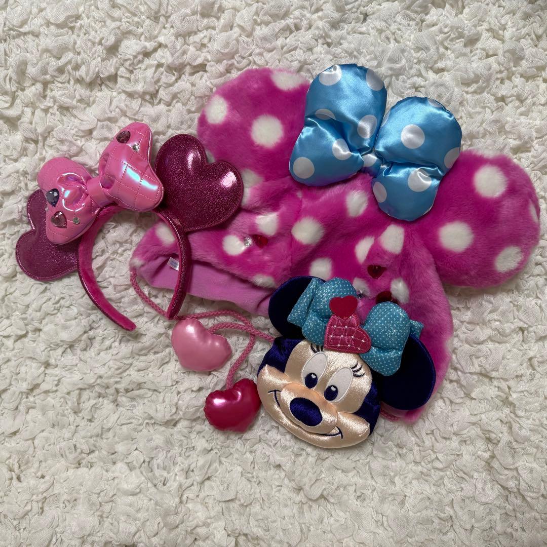 ディズニー　パルパルーザ　ファンキャップ　カチューシャ　ミニー　ファンダーランド