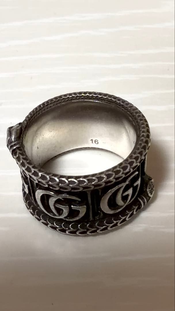 GUCCI グッチ スネーク リング 16号 シルバー925 箱付き 定番 人気