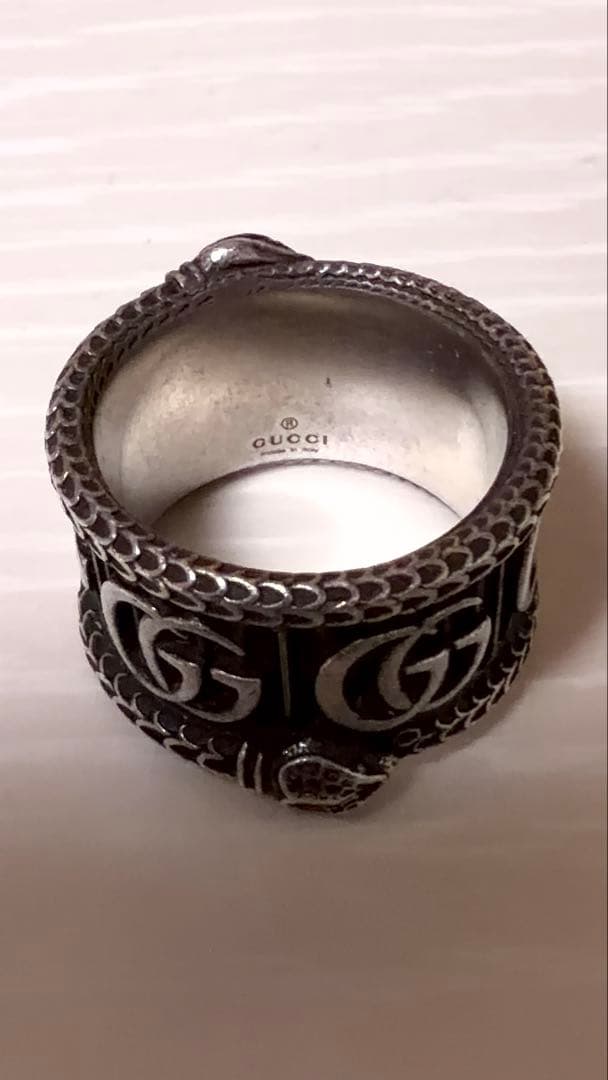 GUCCI グッチ スネーク リング 16号 シルバー925 箱付き 定番 人気