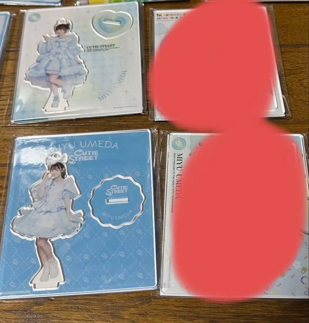 梅田みゆアクリルスタンド 13点セット