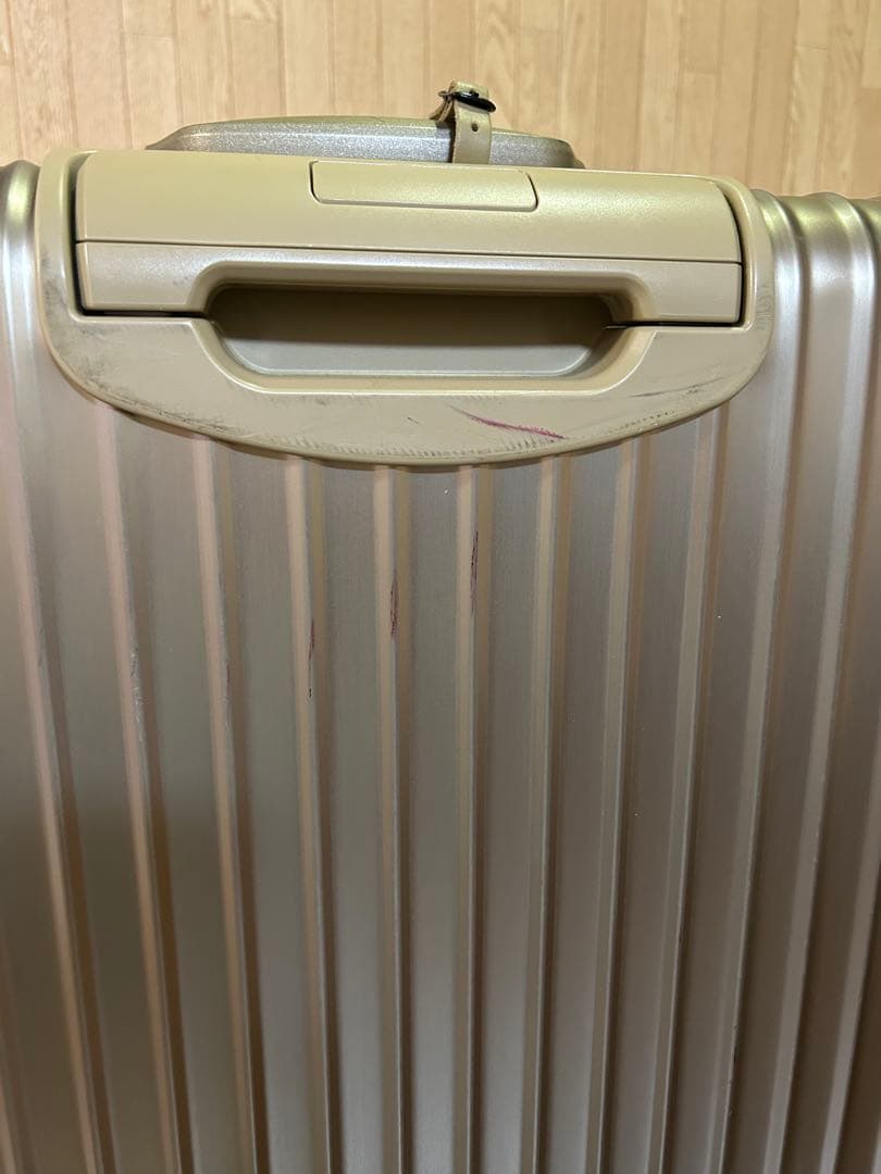 【美品】 RIMOWA TOPASチタニウム 98L 4輪