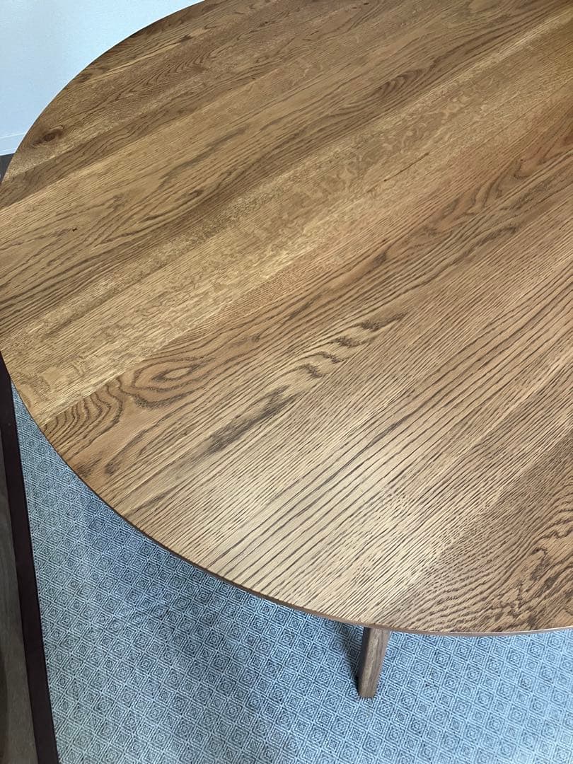 unicoウニコ＊ADDAYアディラウンドダイニングテーブル【ウレタン塗装】