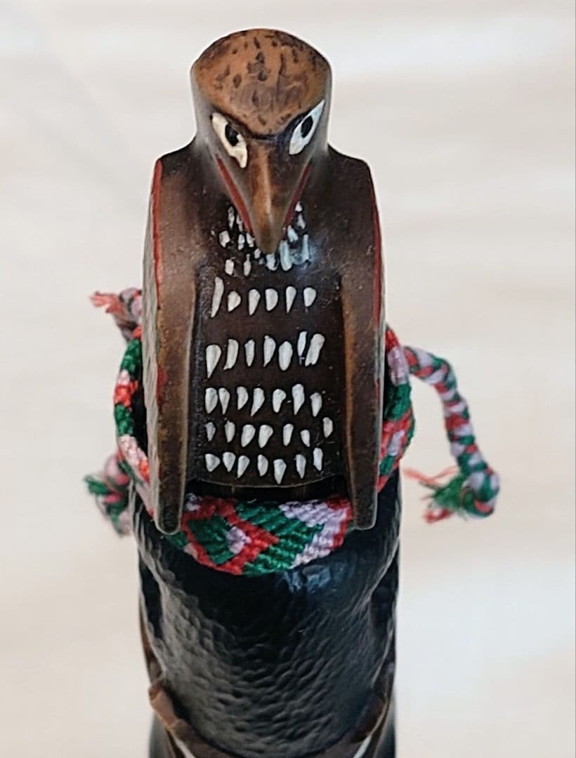 トーテムポール 鷲＆ビーバー BOMA 社製 手塗り