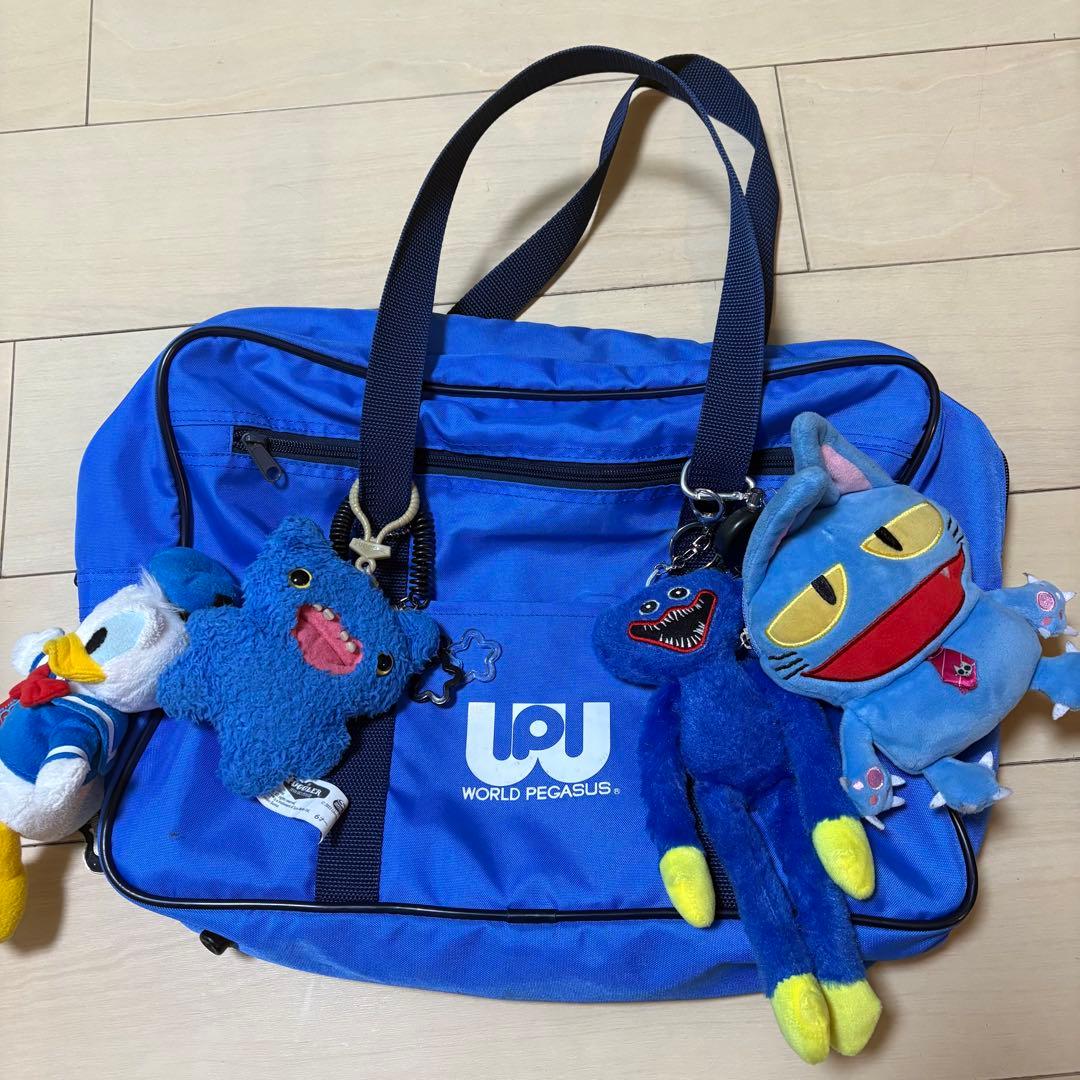 【キーホルダー付き】旧ワッぺ 青 スクバ ワールドペガサス