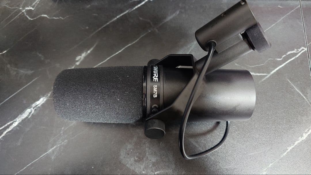 SHURE SM7B ダイナミックマイク(早い者勝ち)スイッチカバープレート有り