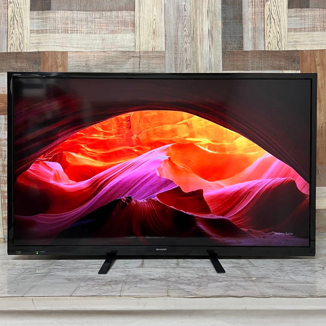 即日受渡❣️全国送料込シャープ40型液晶テレビ Wチューナー外付HDD裏番組録画
