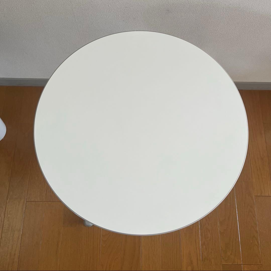 オカムラ Alt Cafeサイドテーブル　シンプルモダン ミニデスク　美品　白