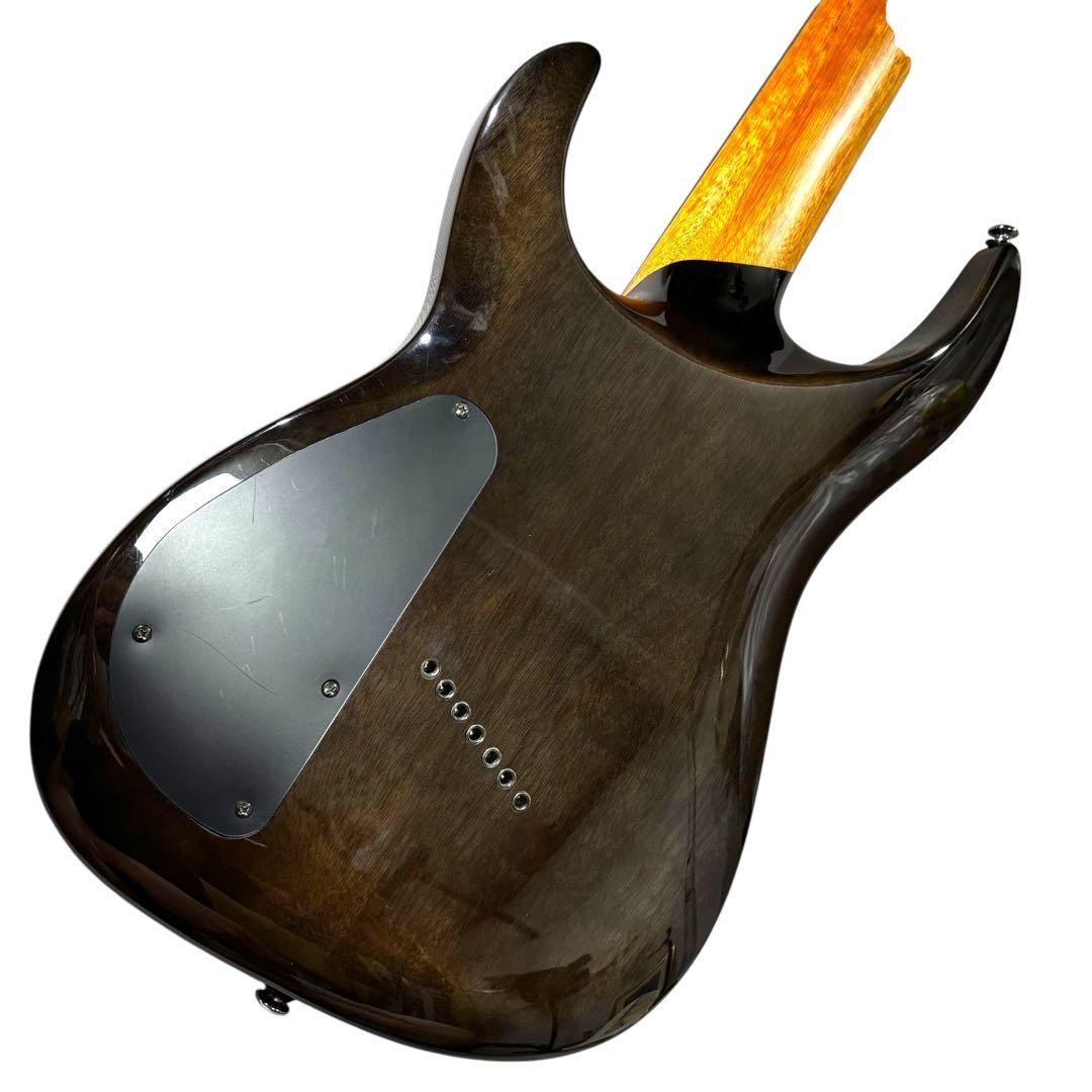 Legator 7弦　エレキギター　EMG搭載　杢目　メタル　アクティブ