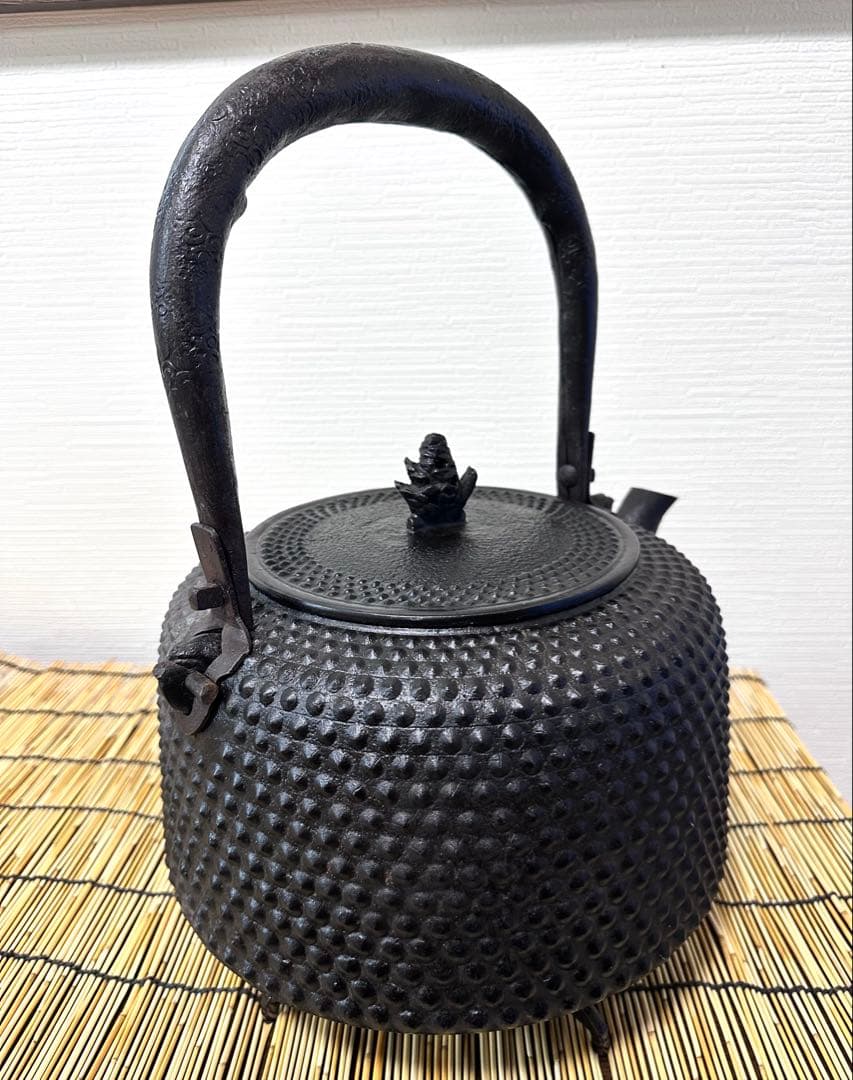 未使用品、超珍品　南部成龍堂鋳造所 斎峰 及川光正造 大アラレ 売約済み