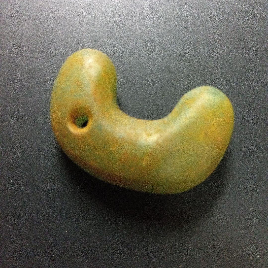 翡翠勾玉大和王権古墳時代 勾玉 コの字勾玉 美麗勾玉 頸飾り勾玉