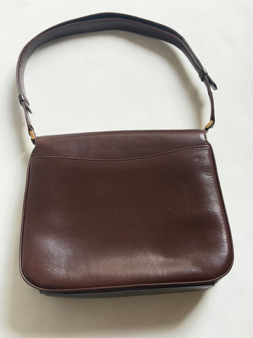 GUCCI ショルダー レザー ブラウン ヴィンテージ