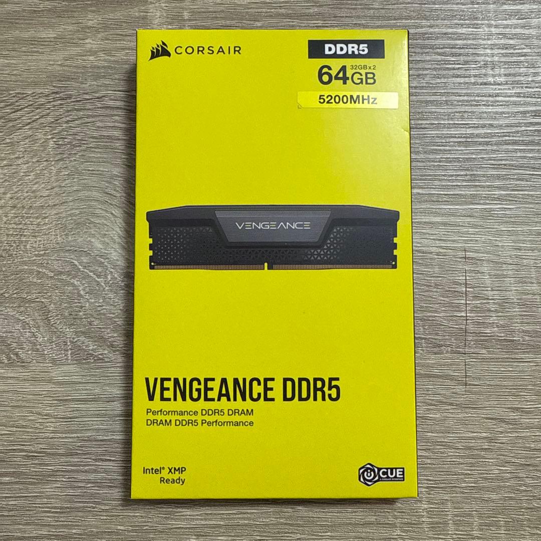 メモリー Corsair Vengeance DDR5 64GB 5200MHz