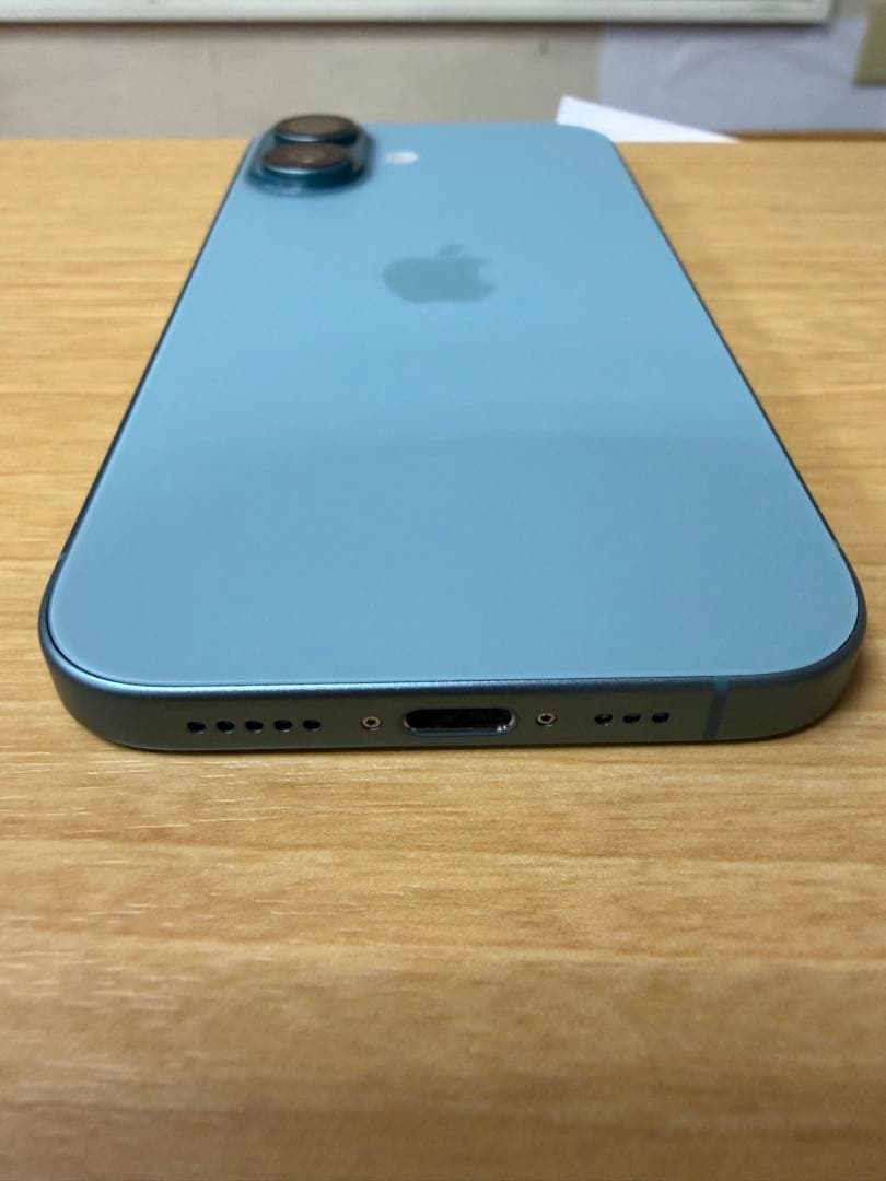 【アン】iPhone16 128GB ティール【国内simフリー版】