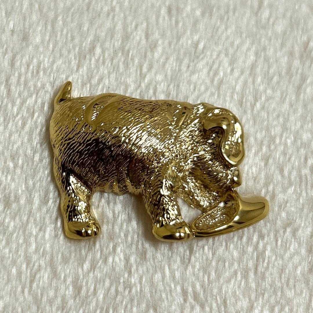 GROSSE グロッセ ワンちゃん 犬 ドッグ dog モチーフ ブローチ