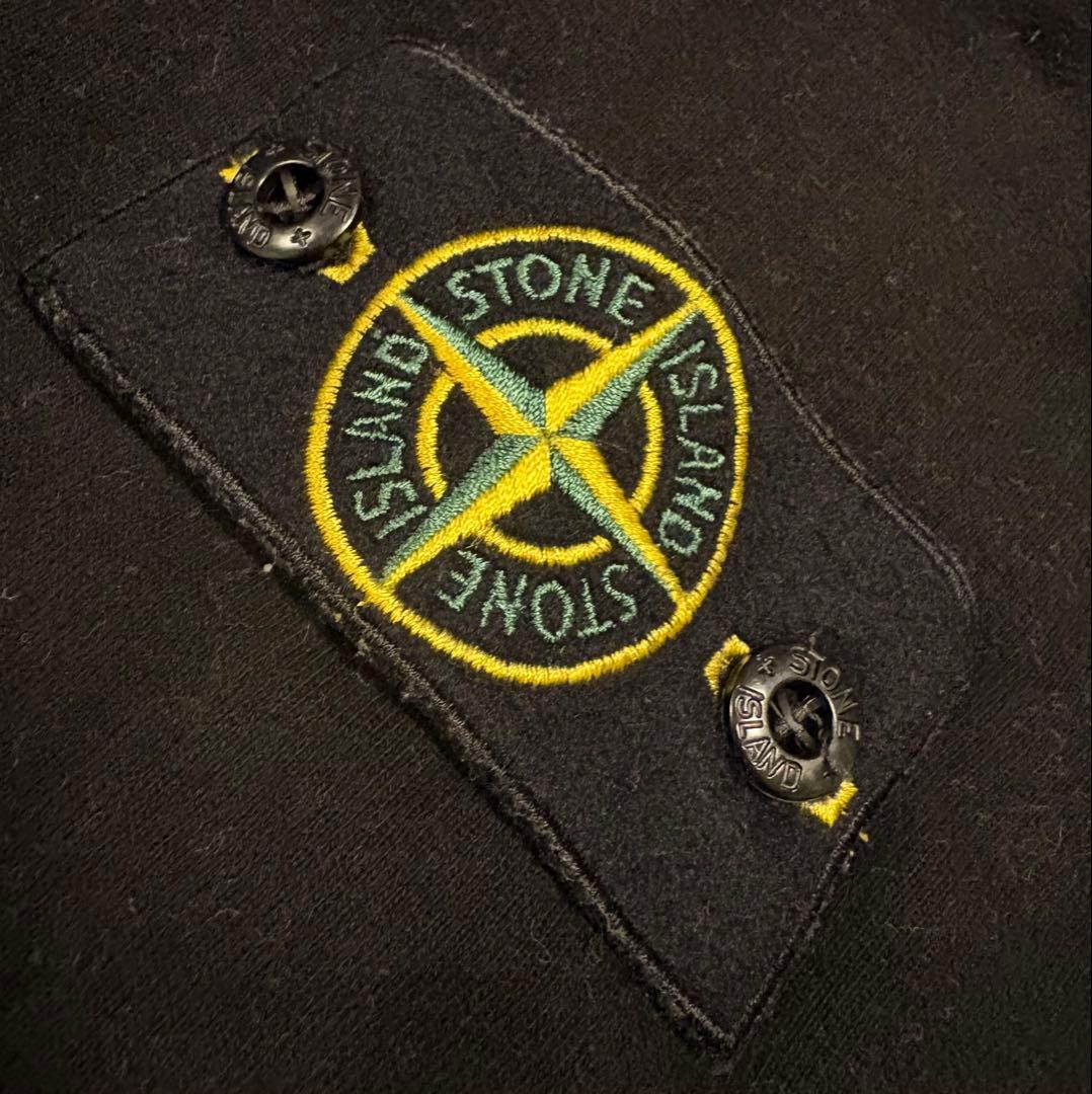 【STONE 】ストーンアイランド　パーカー XXL ブラック
