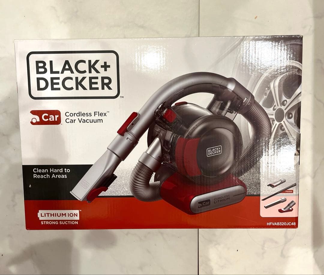 BLACK+DECKER 車用コードレス掃除CarVacuum